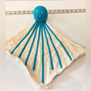 Estella Organic Cotton Baby Lovey Blanket Octopus Stuffed Toy Comfort New